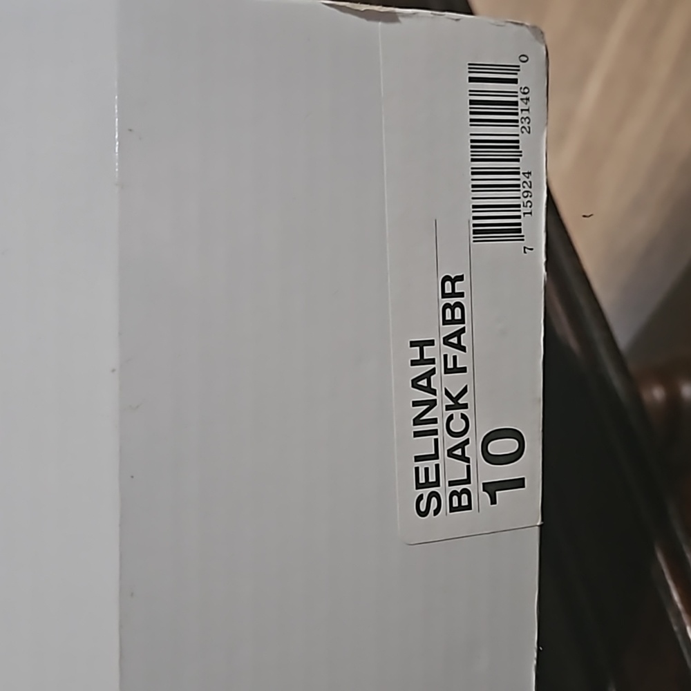 Steve Madden, Selinah, black, size 10, wedges - Picture 2 of 11